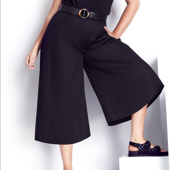 REFINITY CITY CHIC Classy Culottes Pants -M/18 - Picture 2 of 8